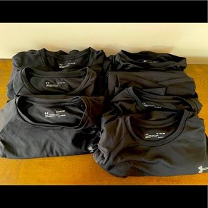 6 UA Tech HeatGear long sleeve tees